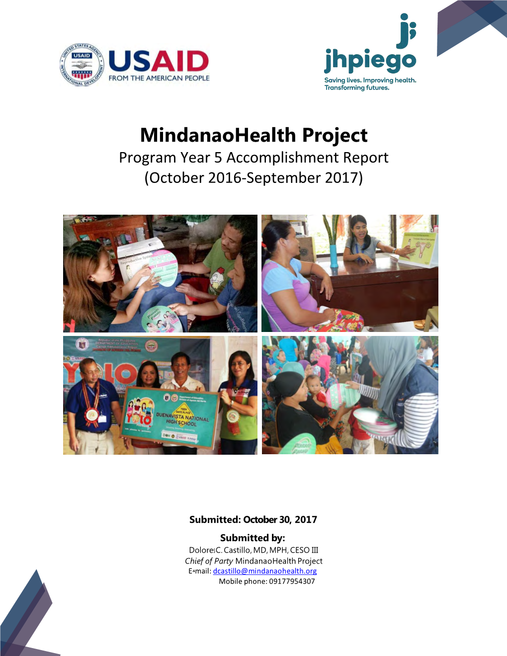 Mindanaohealth Project Program Year 5 Accomplishment Report