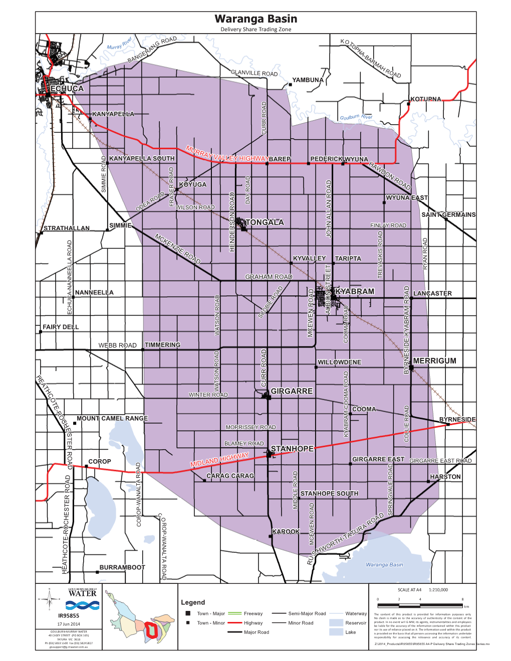 Waranga Basin Delivery Share Trading Zone