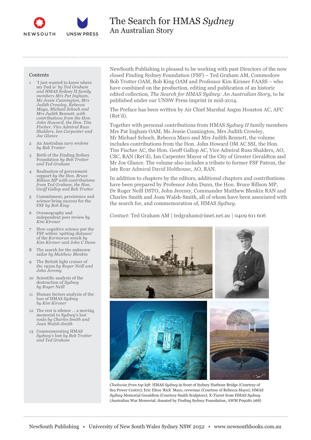 The Search for HMAS Sydney an Australian Story