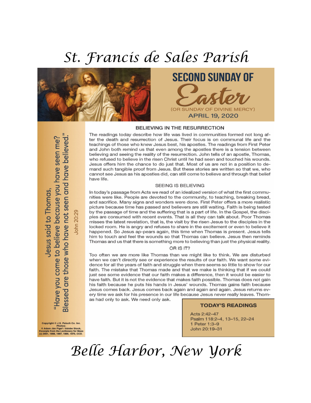 St. Francis De Sales Parish Belle Harbor, New York