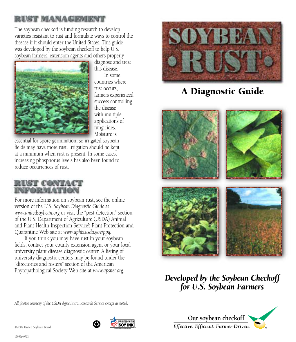 Soybean Rust, See the Online Version of the U.S