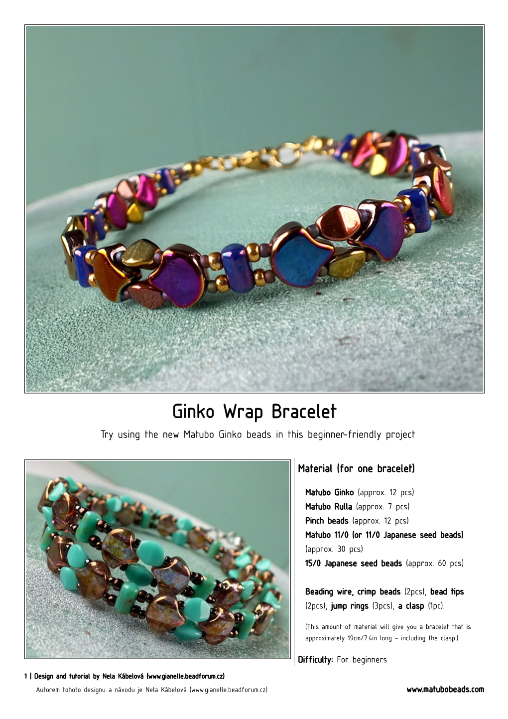 Matubo Ginko Wrap Bracelet