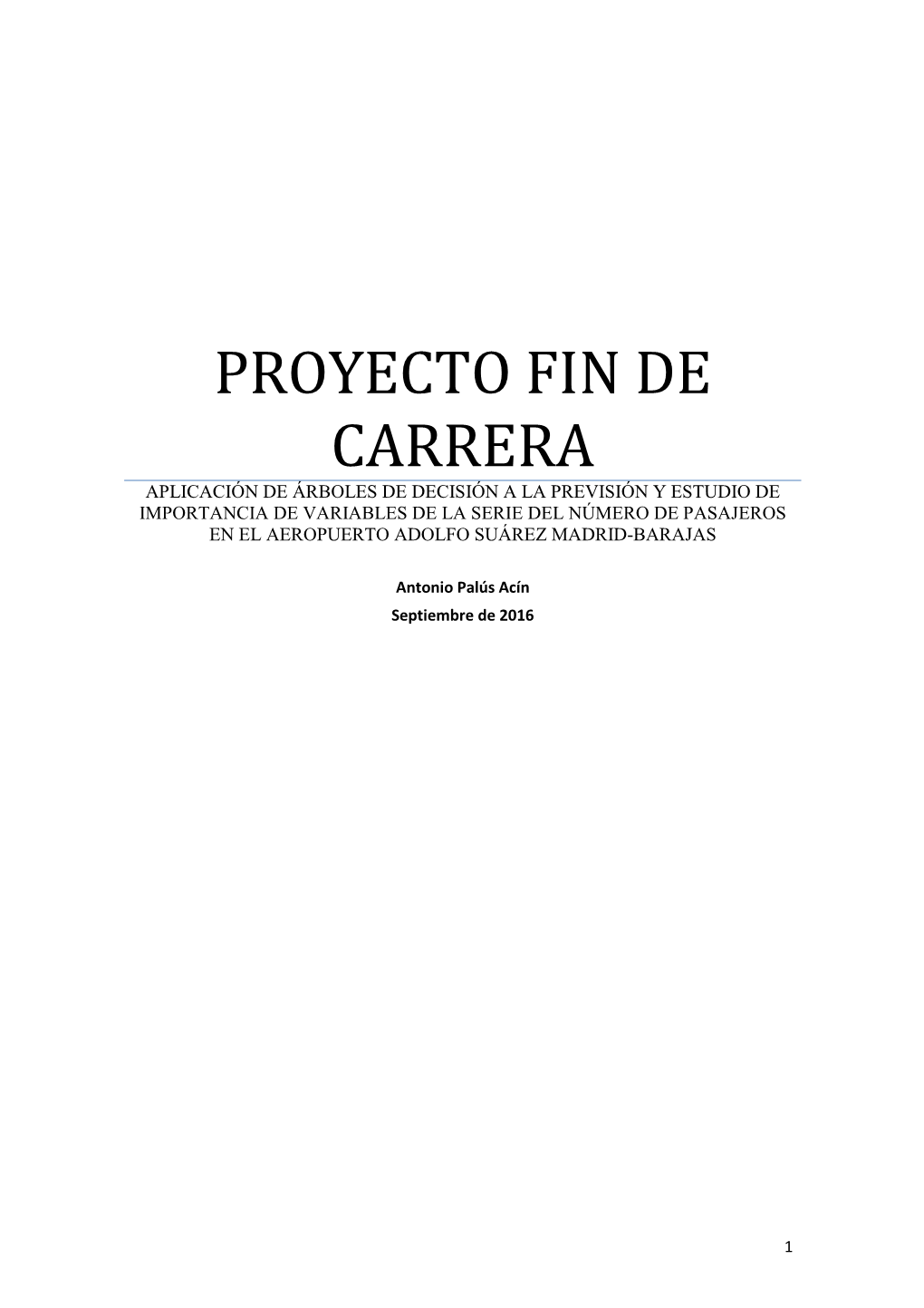 Proyecto Fin De Carrera