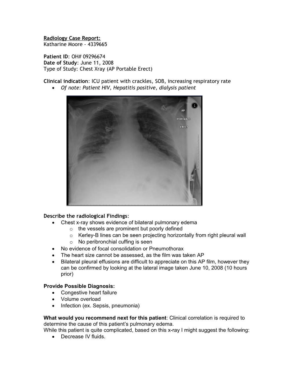 Radiology Case Report