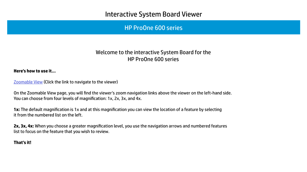 Interactive System Board Viewer