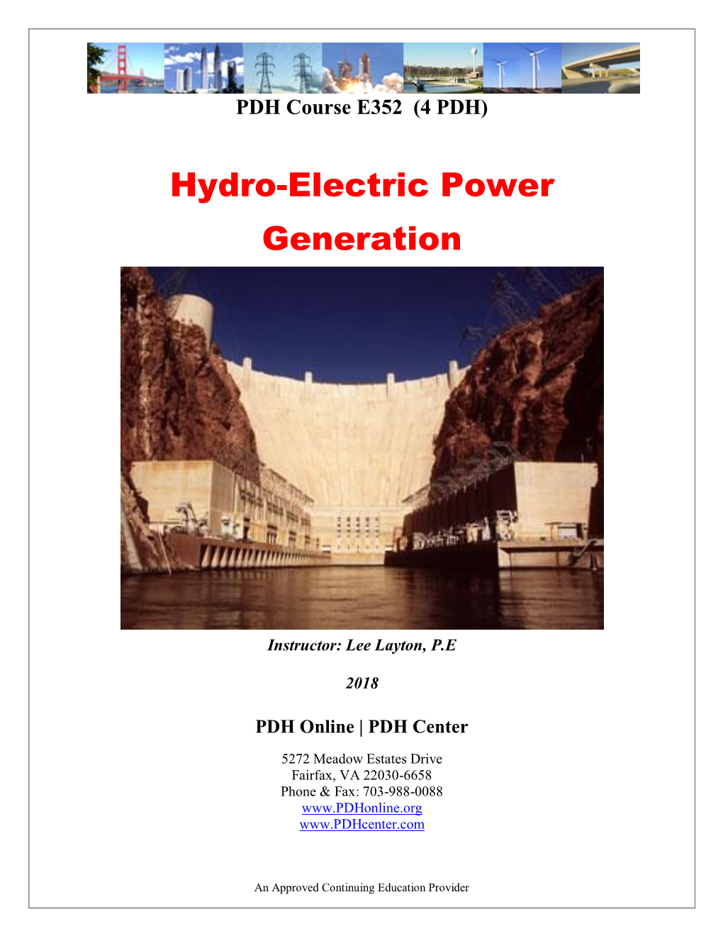 Hydro-Electric Power Generation