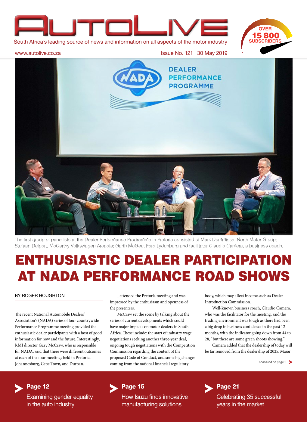 Enthusiastic Dealer Participation at Nada Performance Road Shows