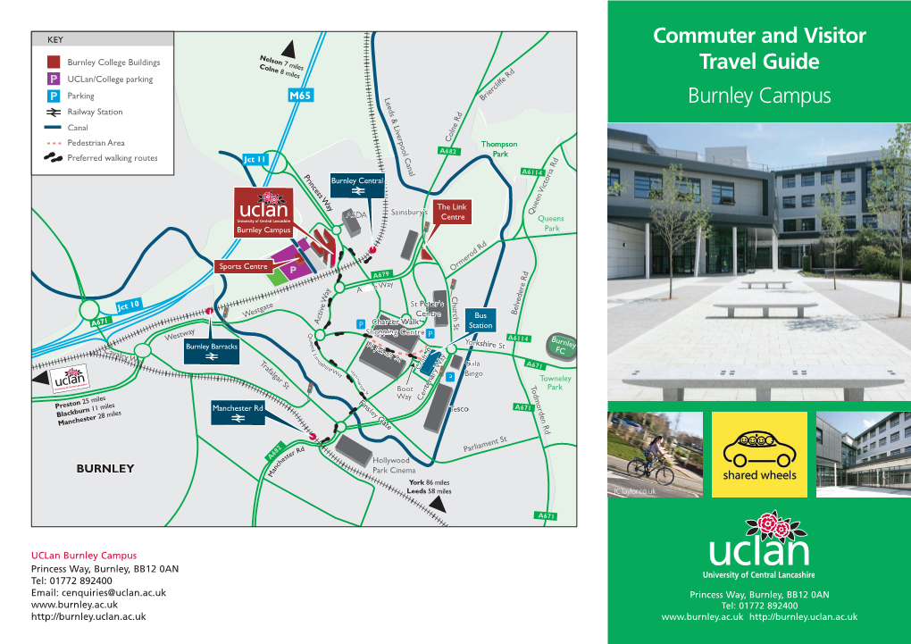 Commuter and Visitor Travel Guide Burnley Campus