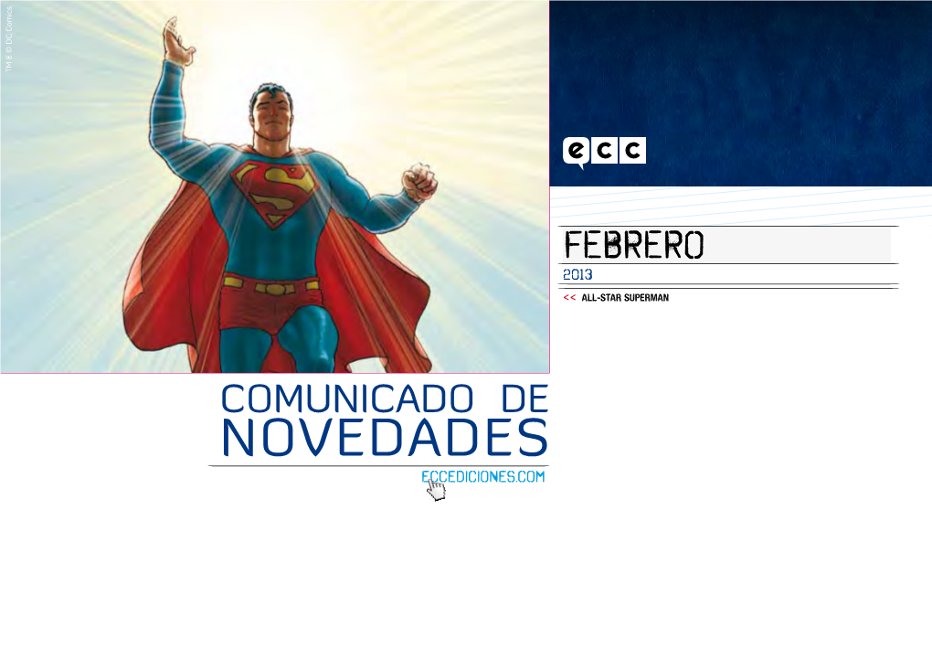 NOVEDADES Eccediciones.Com TM & © DC Comics