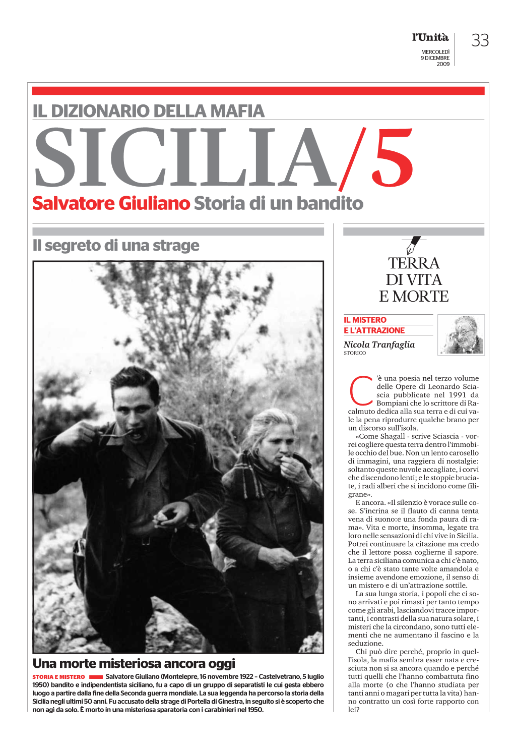 Salvatore Giuliano. Storia Di Un Bandito/5
