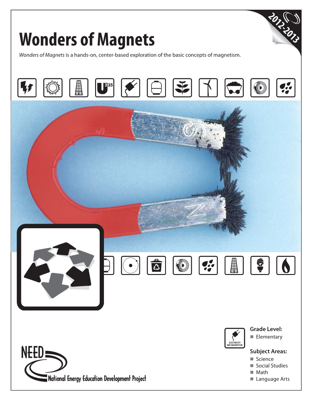 Wonders of Magnets Wonders of Magnets Is a Hands-On, Center-Based Exploration of the Basic Concepts of Magnetism