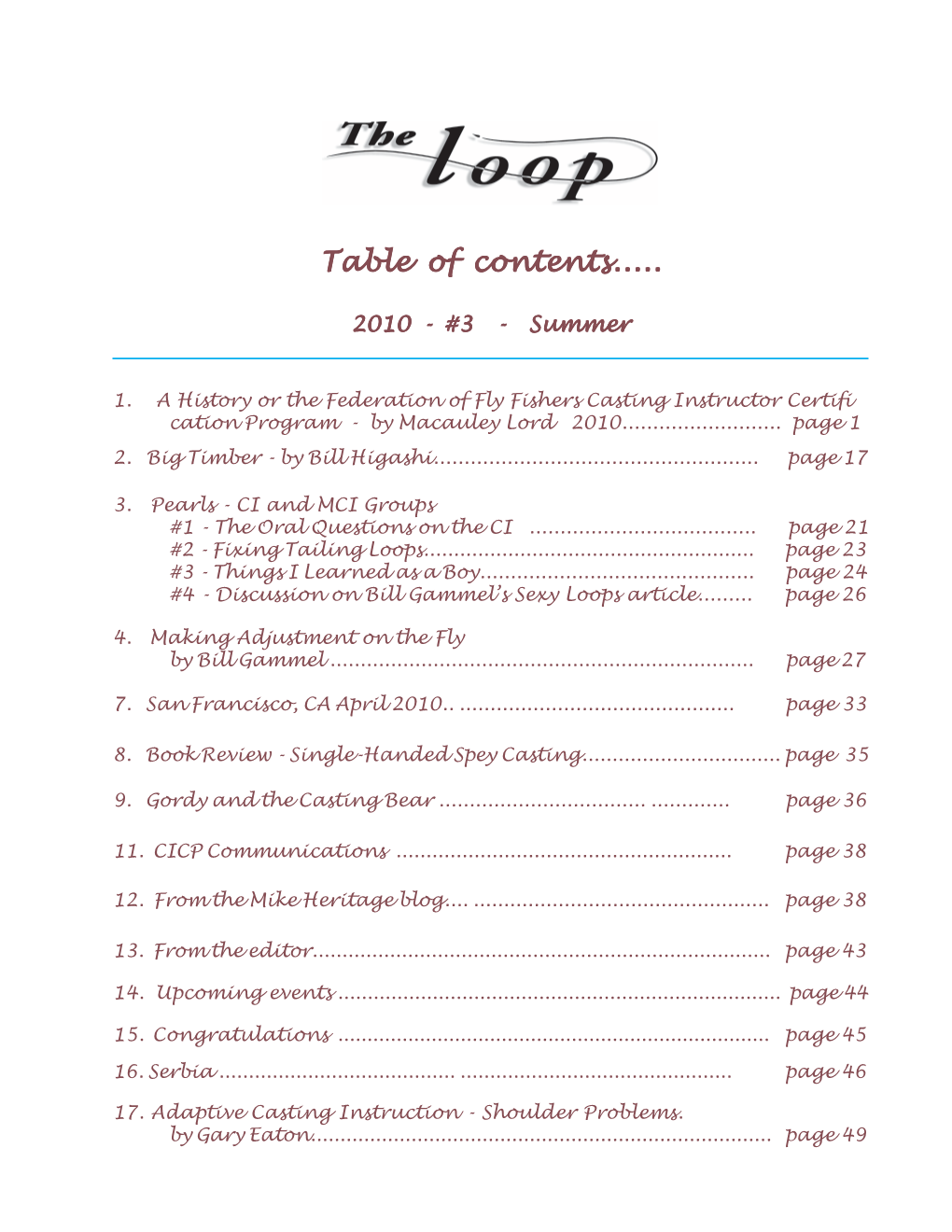 The Loop 2010-Summer.Pmd