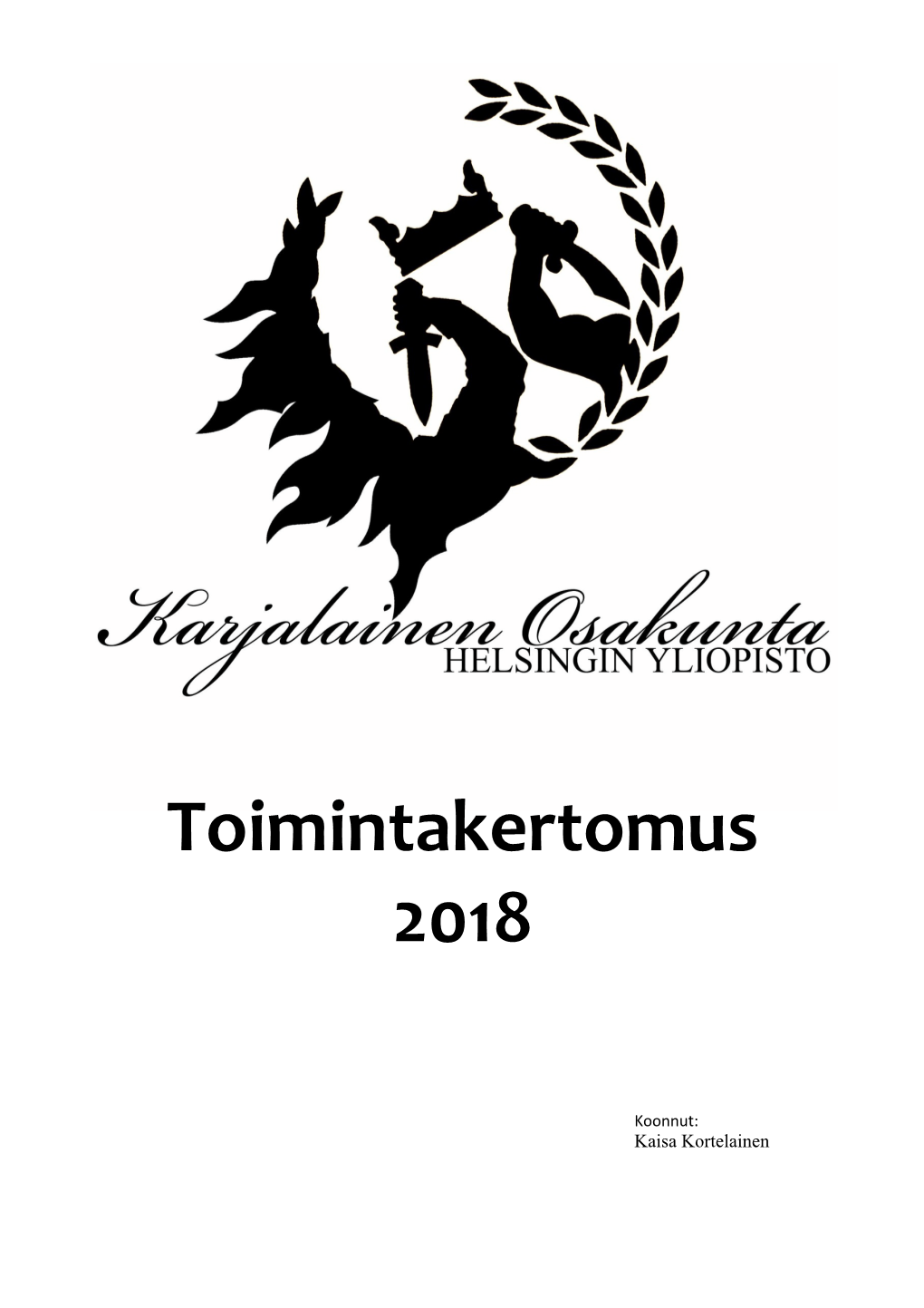 Toimintakertomus 2018