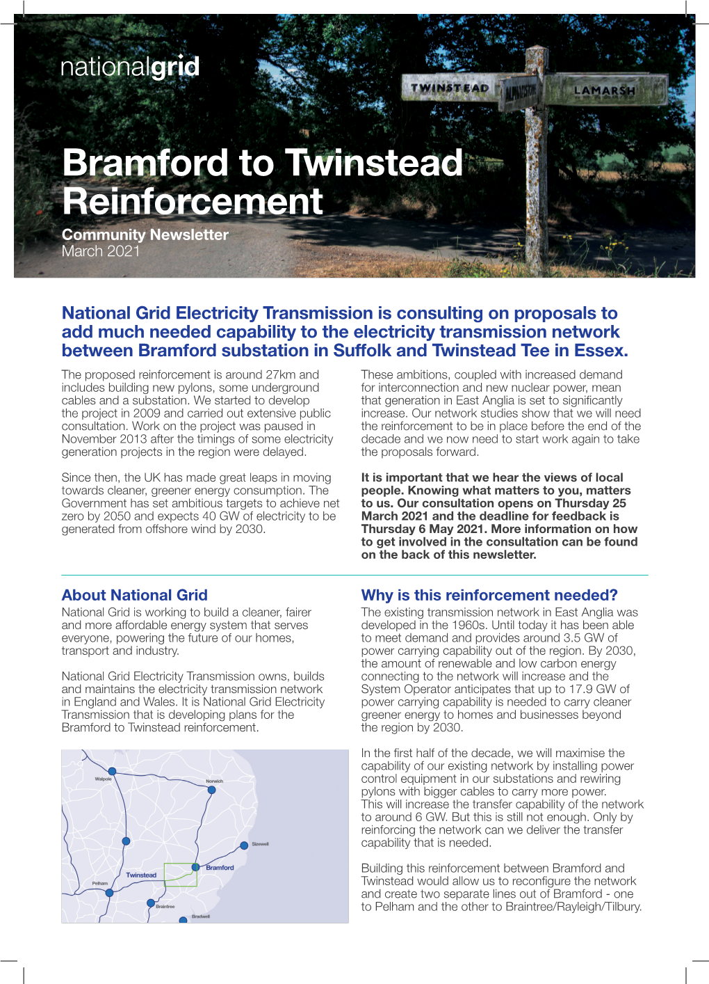 Bramford to Twinstead Newsletter