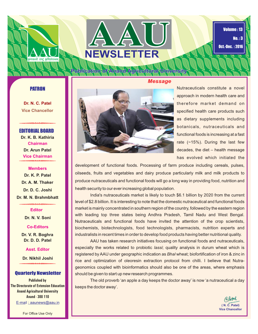 News Letter 13-3 Final File.Cdr