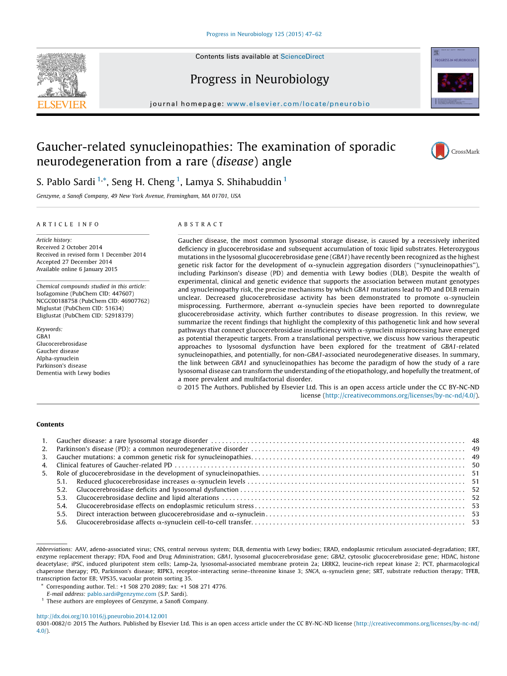 Gaucher-Related Synucleinopathies: the Examination of Sporadic