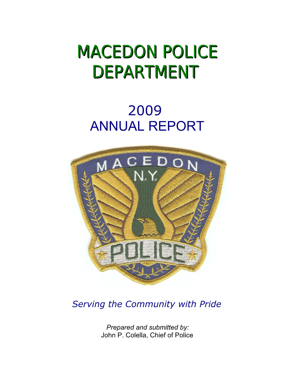 Macedon Police Department