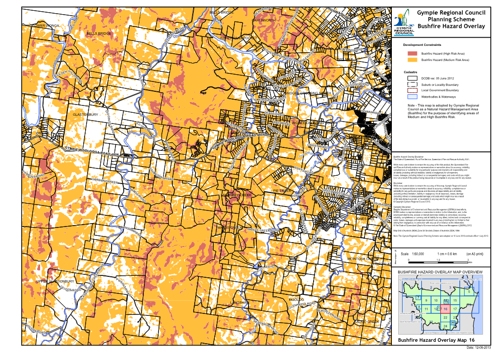Gympie Regional Council Planning Scheme Bushfire Hazard Overlay
