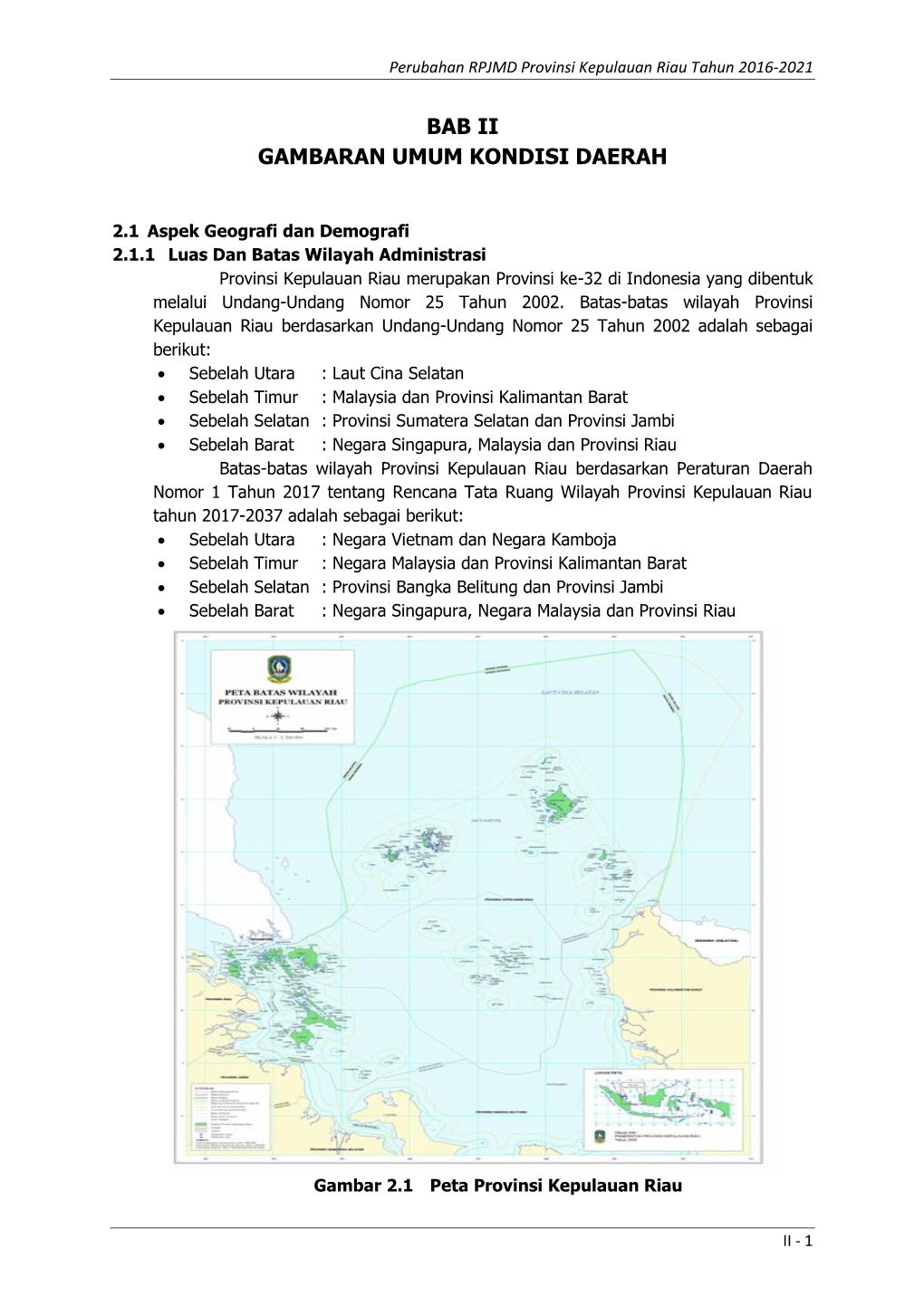 Bab Ii Gambaran Umum Kondisi Daerah