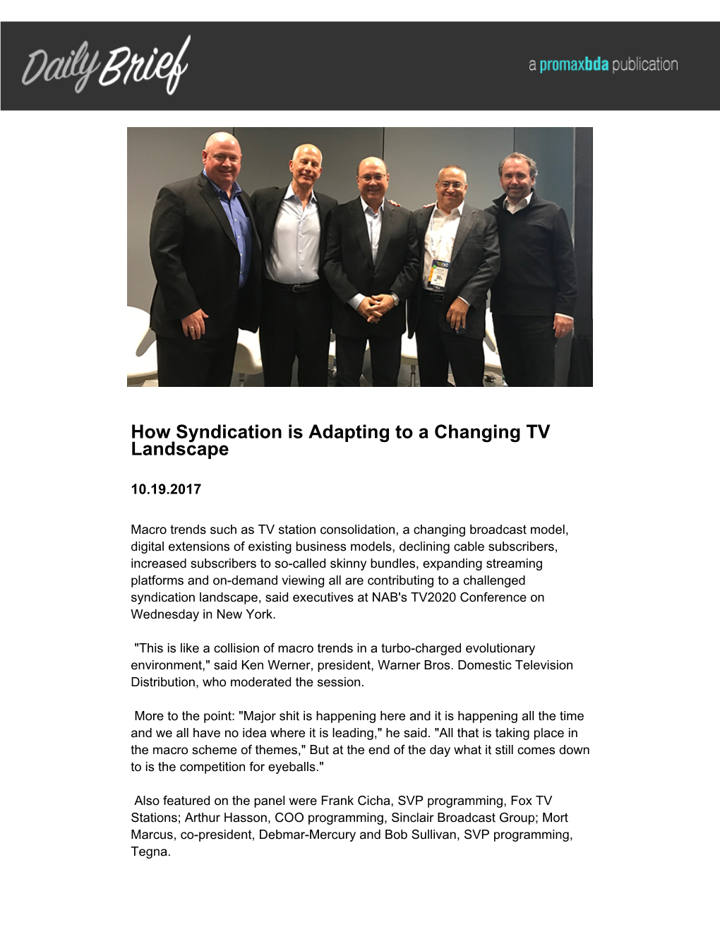 How Syndication Is Adapting to a Changing TV Landscape