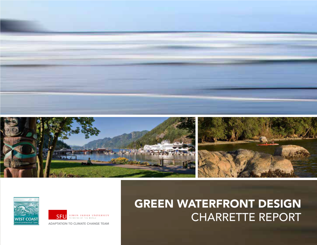 Green Waterfront Design Charrette Report Adaptation to Climate Change Team Acknowledgments