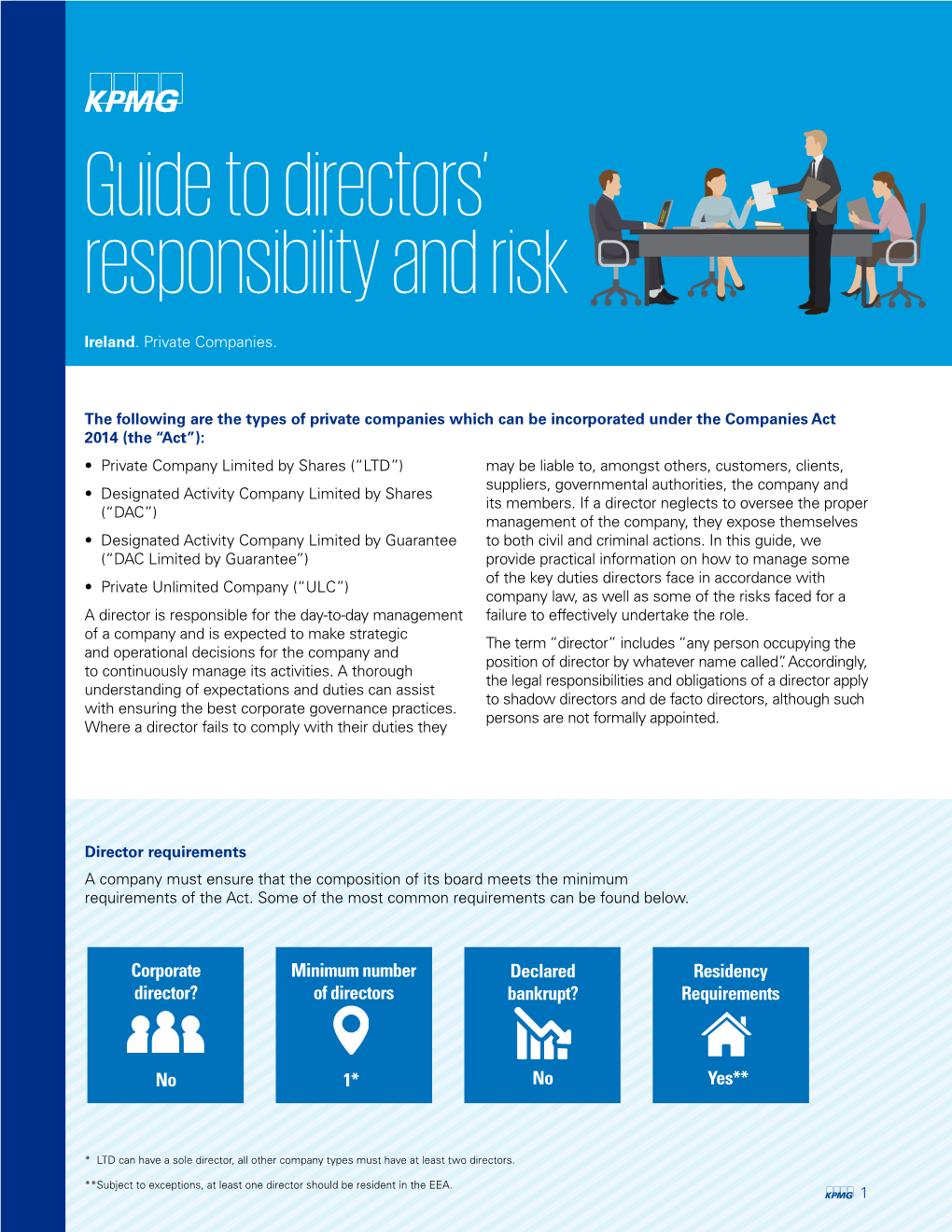 Guide to Directors' Responsibility and Risk