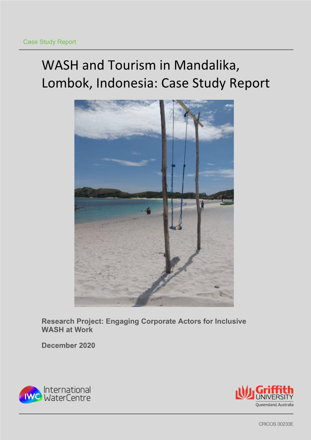 WASH and Tourism in Mandalika, Lombok, Indonesia: Case Study Report