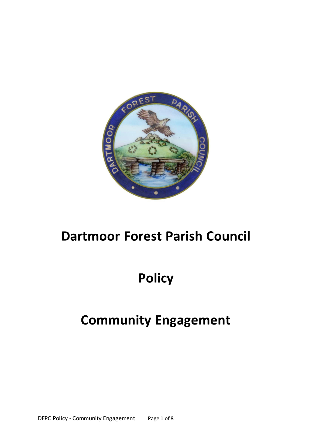 Dartmoor Forest Parish Council Policy Community Engagement