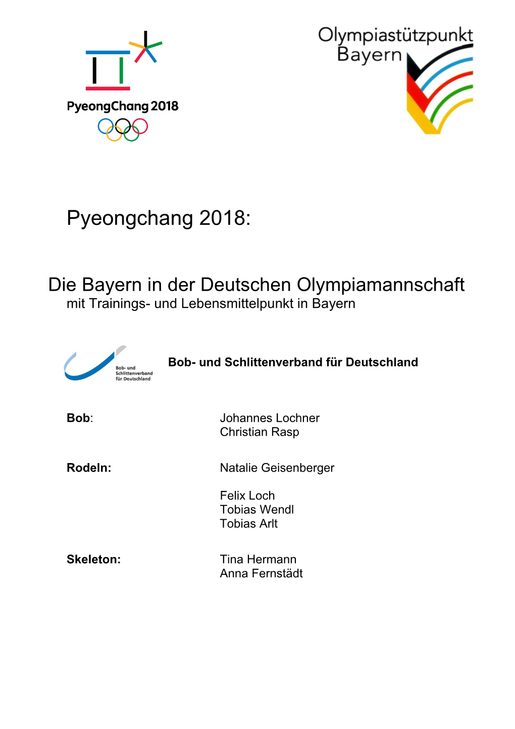 Pyeongchang 2018