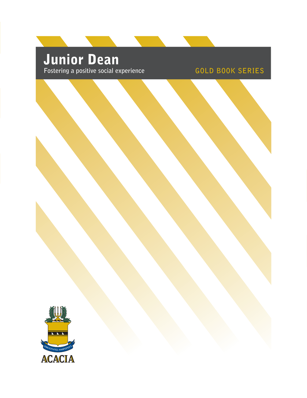 Junior Dean Gold Book