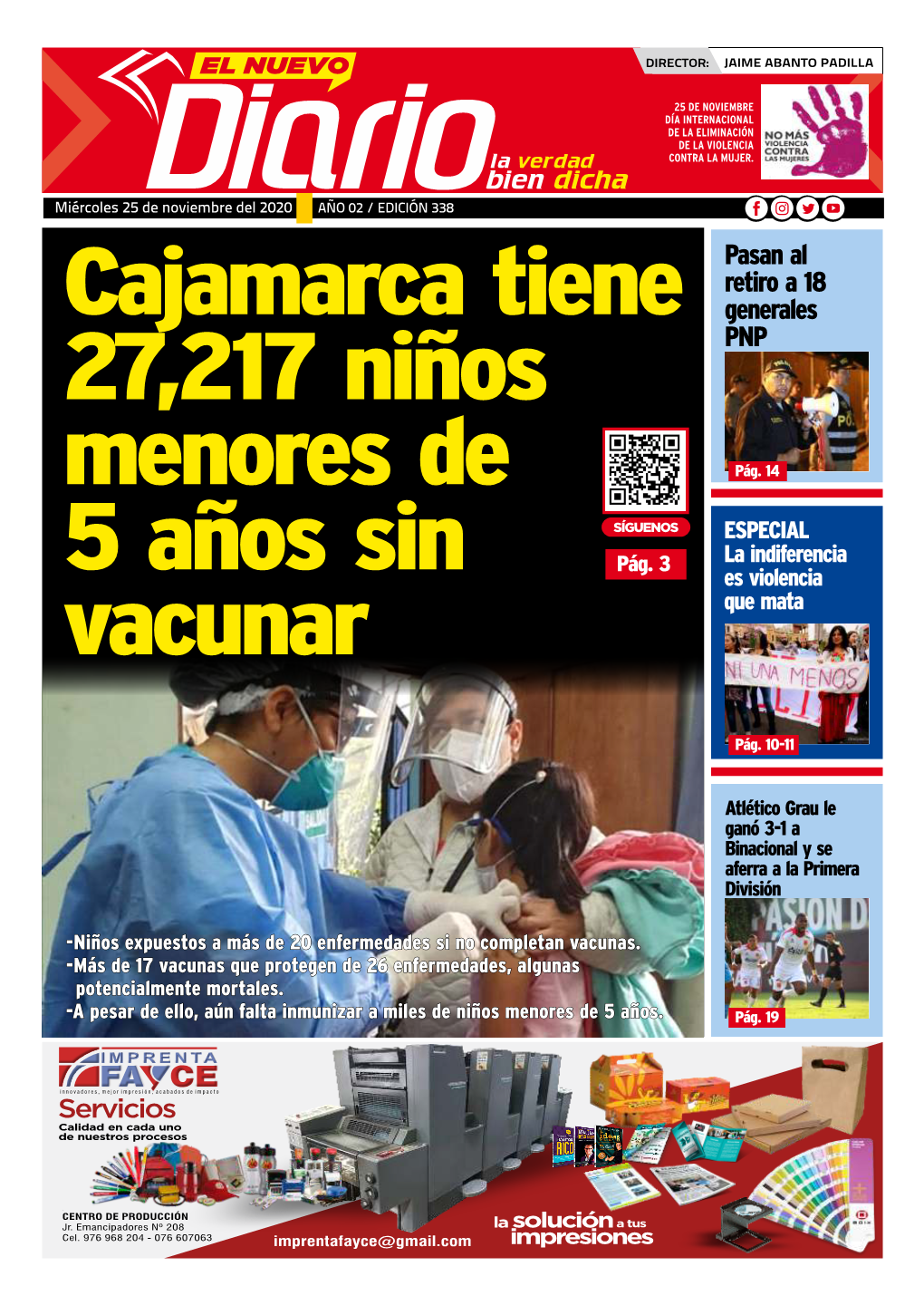 El Nuevo Diario EDICION 25 Noviembre 2020.Cdr