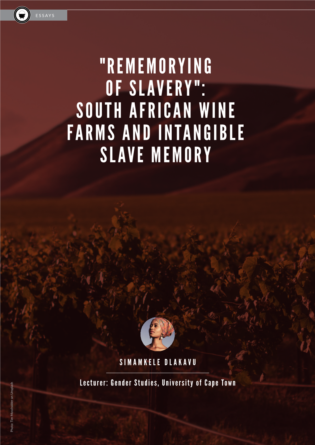 South African Wine Farms and Intangible Slave Memory