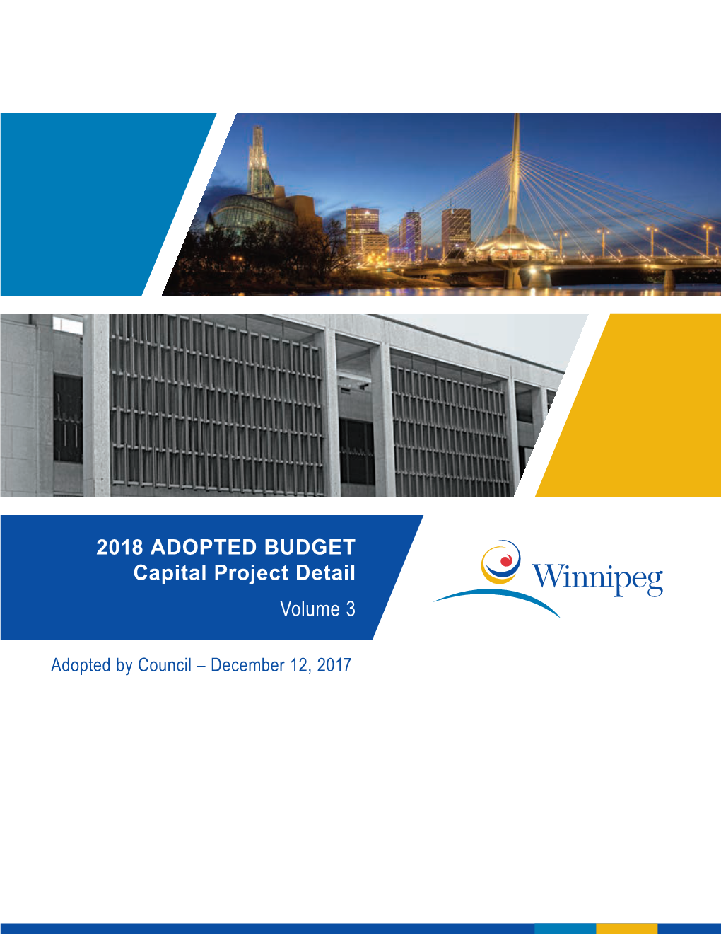 2018 Adopted Capital Budget