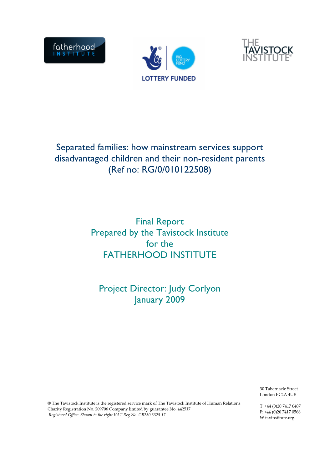Report: Separated Families (2008)