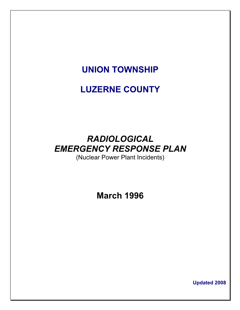 PPL Susquehanna, LLC Nuclear Power Plant, in Accordance with the Pennsylvania Emergency Management Services Code, 35 Pa
