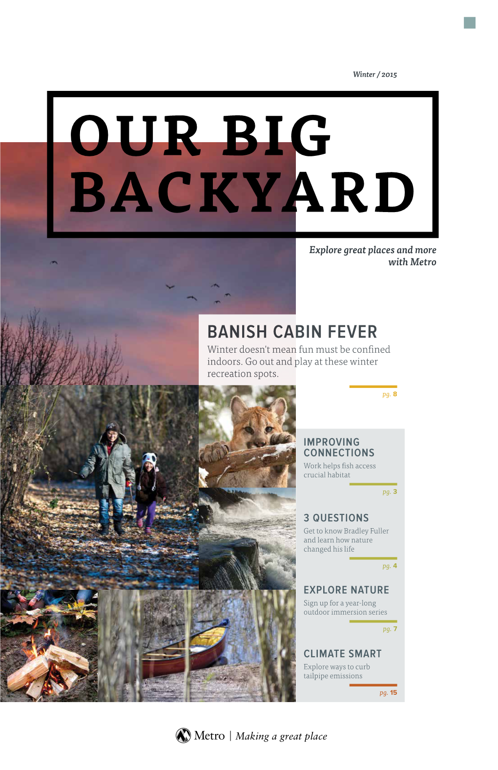 Our Big Backyard: Winter 2015 Jan 2015 PDF Open
