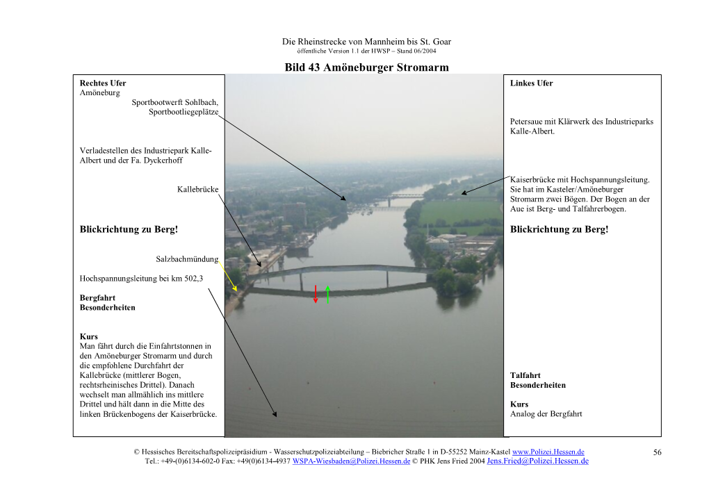 Der Rhein in Bildern Aus Der Luft