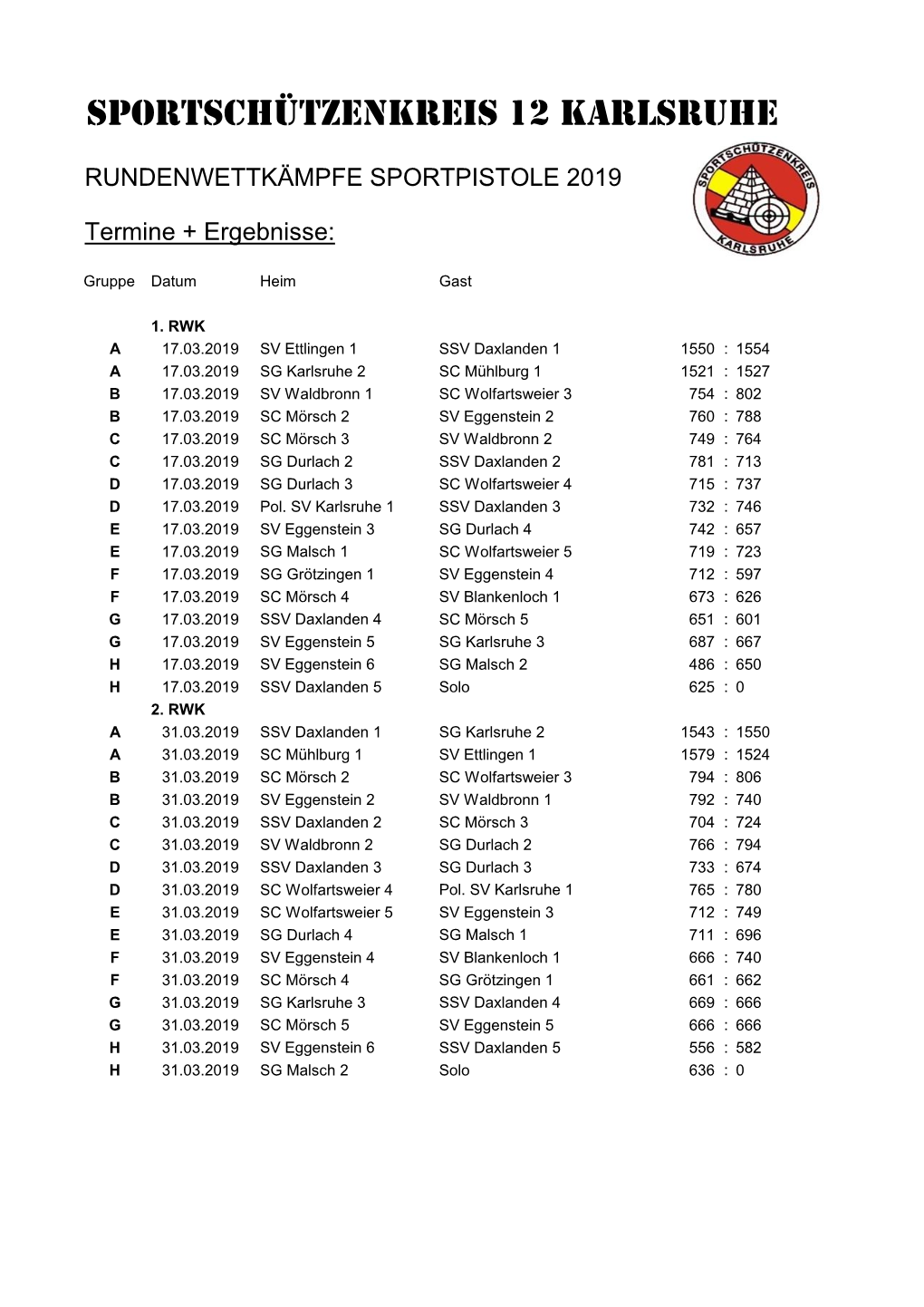 Sportschützenkreis 12 Karlsruhe