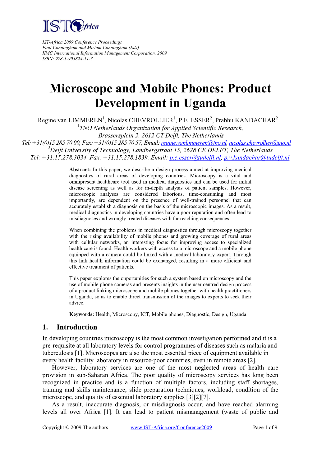 Microscope and Mobile Phones: Product Development in Uganda