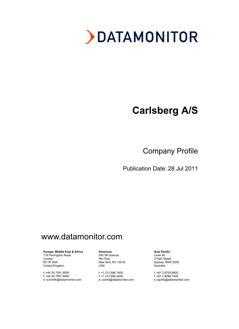 Carlsberg A/S