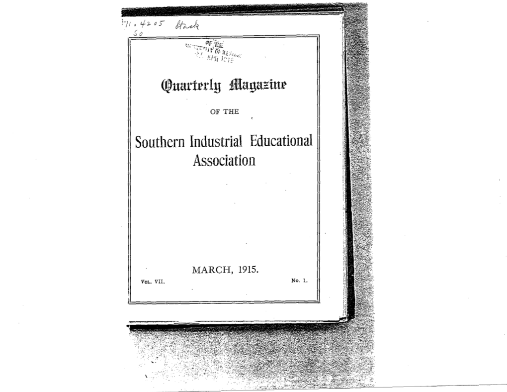 Southern Industrial Educational Association