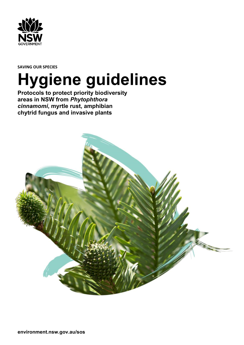 Saving Our Species Hygiene Guidelines