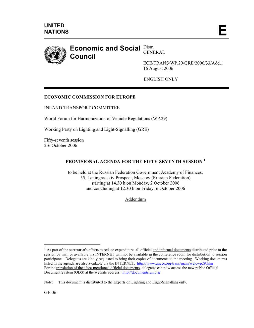 Economic and Social Council