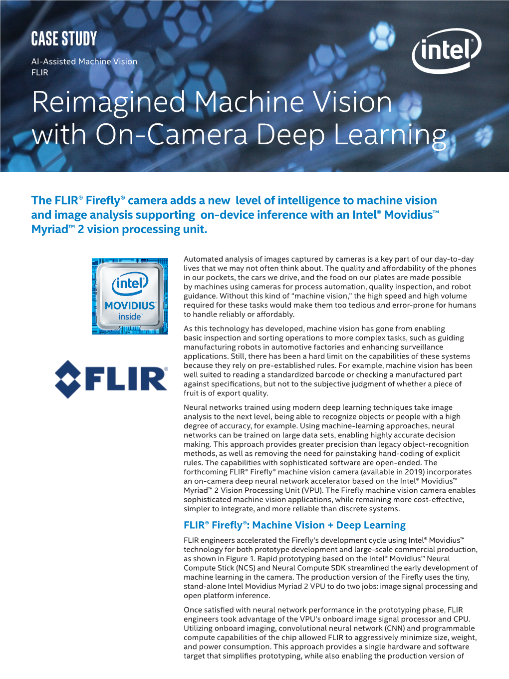 Reimagined Machine Vision with On-Camera Deep Learning