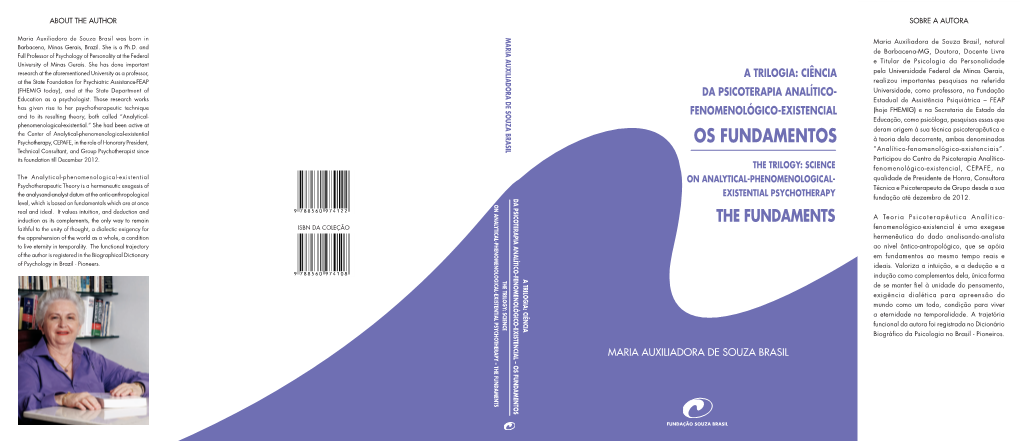 Os Fundamentos Fenomenológico-Existencial on Analytical-Phenomenological- Fundação Souza Brasil Maria Auxiliadora De Souza Brasil Maria Auxiliadora De