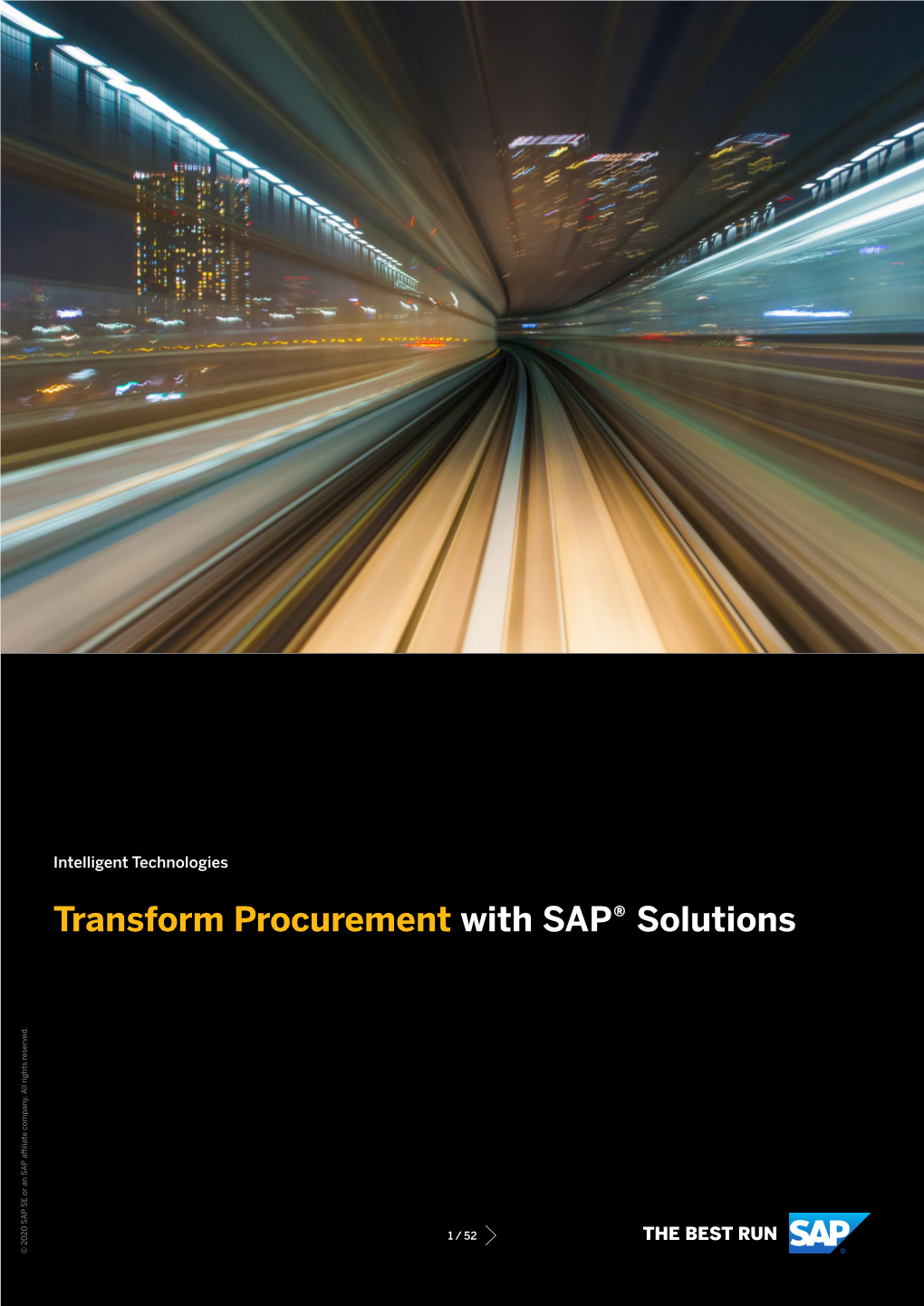 Transform Procurement with SAP® Solutions