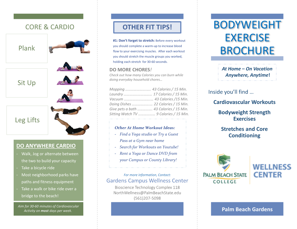Bodyweight Exercise Brochure