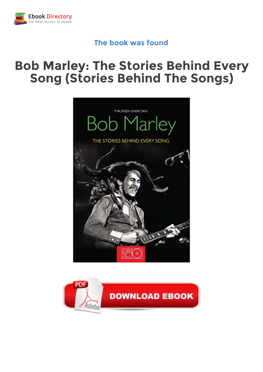 Free Downloads Bob Marley: the Stories Behind Every Song