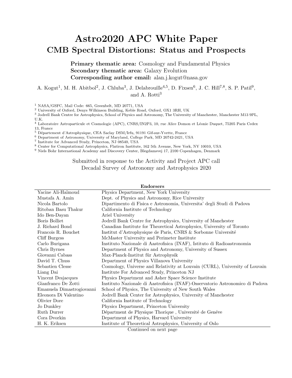 CMB Spectral Distortions: Status and Prospects