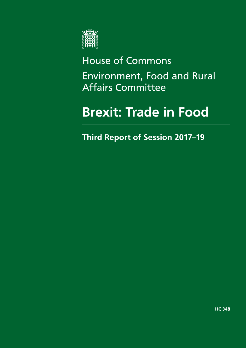 Brexit: Trade in Food